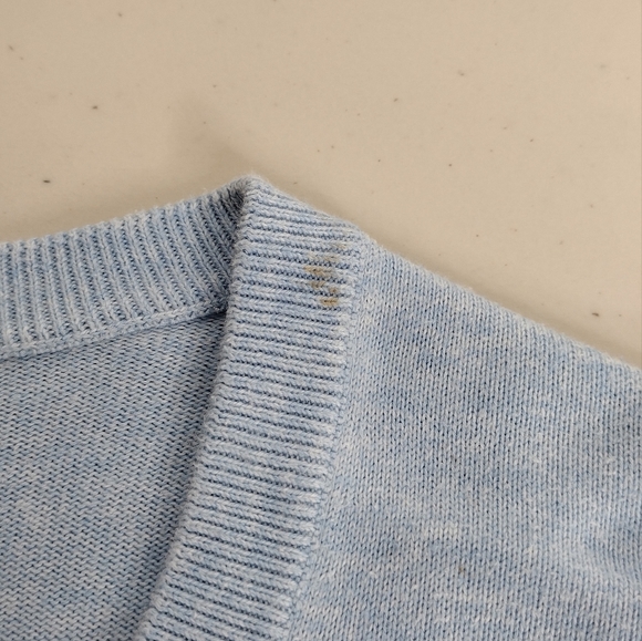 Brooks Brothers 346 Supima Cotton Knit Pullover Long Sleeve V Neck Sweater - Picture 13 of 13